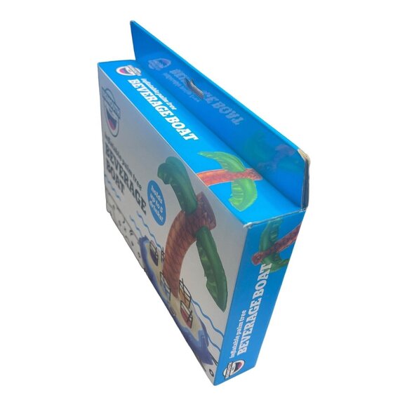 Big Mouth Inflatable Palm Tree Beverage Boat Holds Up To 5 Drinks New In Box - Picture 8 of 8